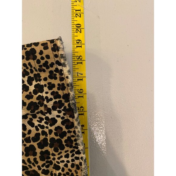 Laura Ashley Leopard Print Jacket Gold Buttons Front Pockets Small - Picture 9 of 10